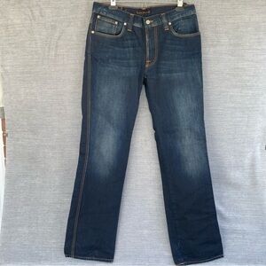 Men’s Nudie Jeans Slim Jim Slow Dyed